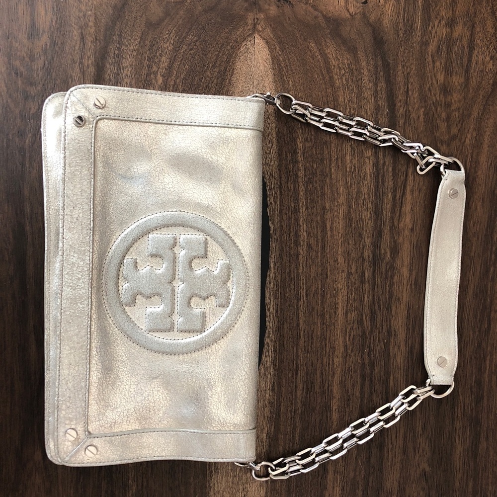 Tory Burch clutch with shoulder strap